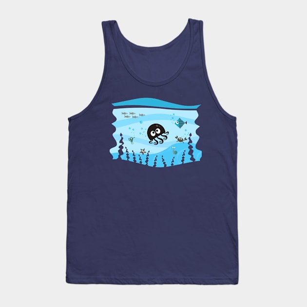 Under The Sea Tank Top by AnishaCreations